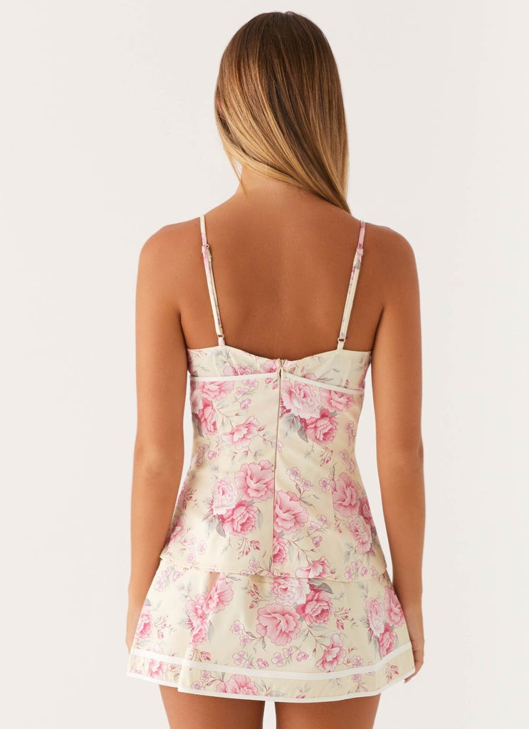 peppermayo pink flower dress Seline Maxi 70cm / 27.6in Peppermayo | Dresses | Peppermayo