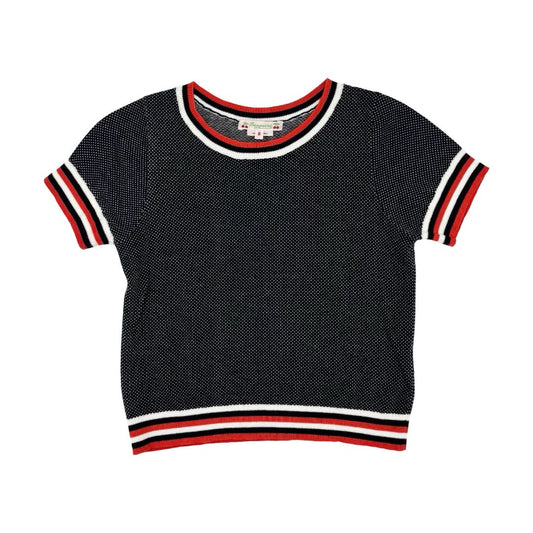 Bonpoint navy w/red accent tshirt sweater, 8 years