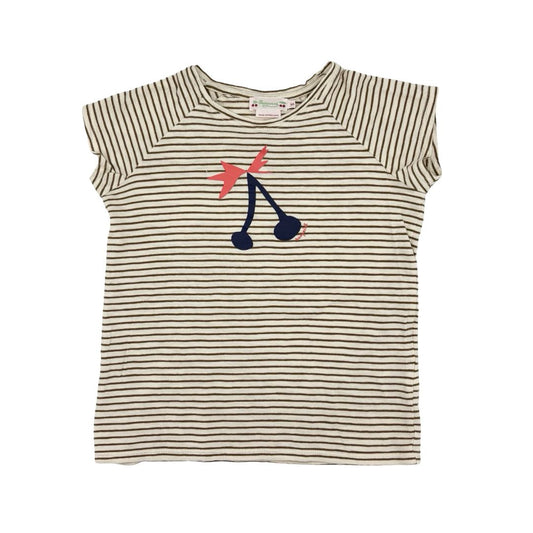 Bonpoint stripped w/cherries tshirt, 8 years
