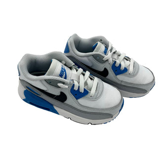Nike white/blue/pure platinum Air Max 90 , 10 little kid