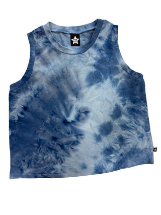 Pixie lane Blue tie dye tank top, 8 years