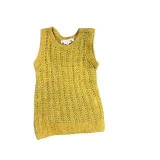 Bonpoint Mustard Knit Sweater Vest, 3 years