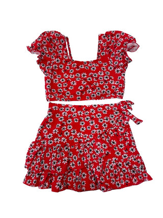 Mayoral Floral set red, 8 years