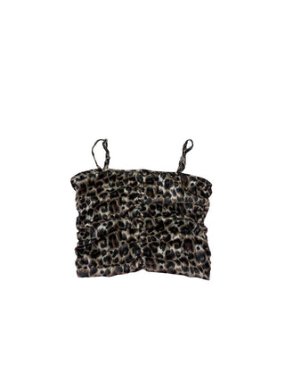 Flowers by Zoe Leopard tank top, 8-10 years