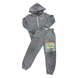 Californian Vintage Grey California racing hoody w/full zip and pants, 4 years