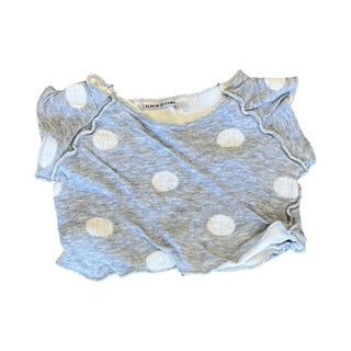 Album Di Famiglia grey polka dot top, small