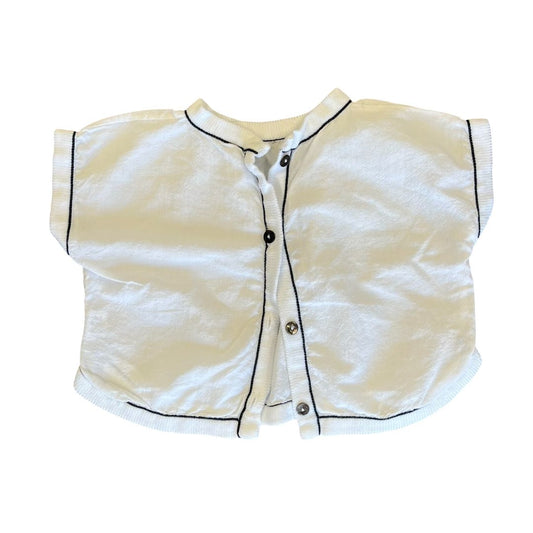 Pequen Tocon white tshirt, 0-3 months
