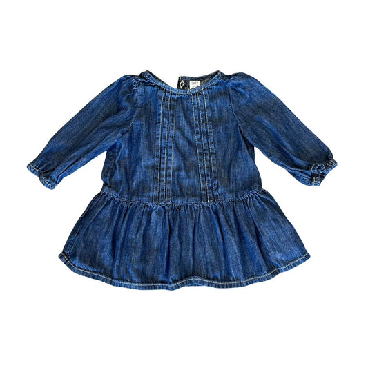 Gap denim dress, 3-6 months