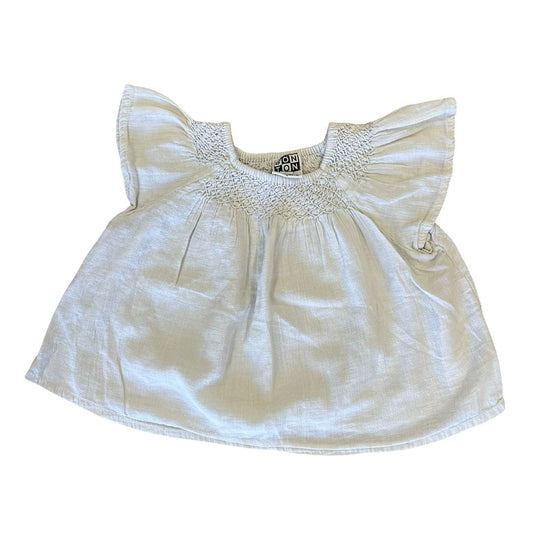 Bonton grey top, 12 months