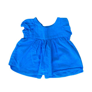 Bonton blue top, 6 months