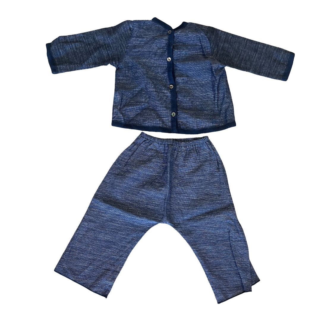 Pequen Tocon navy top/pant set, 3 months