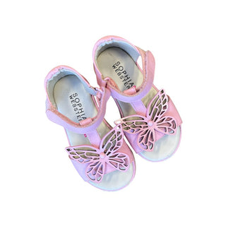 Sophia Webster Mini pink butterfly sandals, 5 little kid