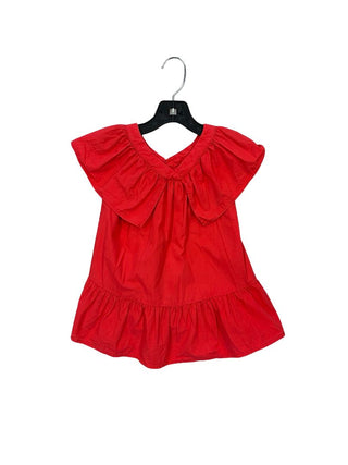 Zara Red Dress with Big Collar, 12-18 months