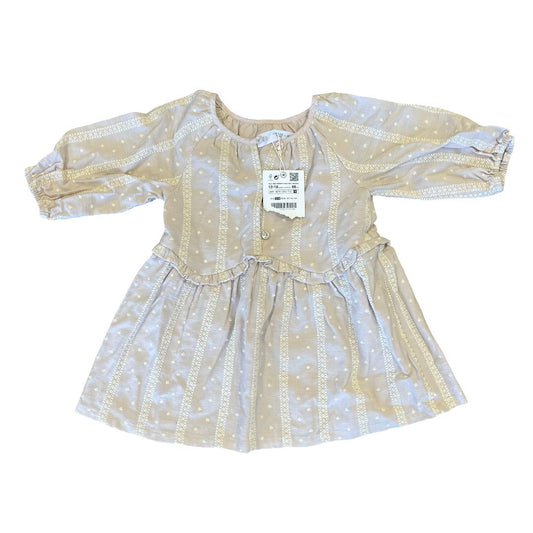 Zara new with tags tan dress, 12-18