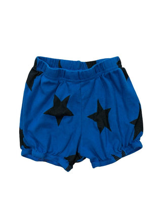Nununu Blue Shorts with Black Stars, 2-3 years