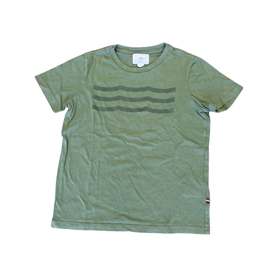 Sol Angeles olive green tshirt, 8 years