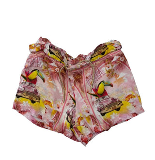 Billieblush Cuba Tropical Printed Shorts with Sequin Pocket, 4 years
