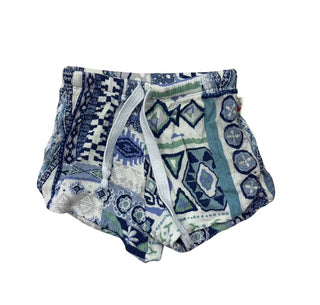Joah Love White, Blue and Green Abstract Printed Shorts, 2 years