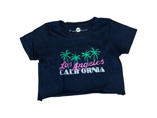 Prince Peter black crop Los Angeles tshirt, medium