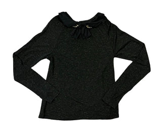 Marc Jacobs Gold and Black Sparkly Longsleeve With Collar Details, 10 years