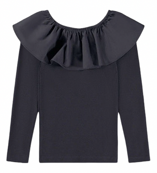 Molo Renate Purple Black Blouse, 8-10 years
