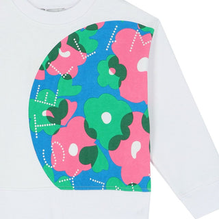 Stella McCartney White Crewneck with Logo Sweatshirt, 10 years