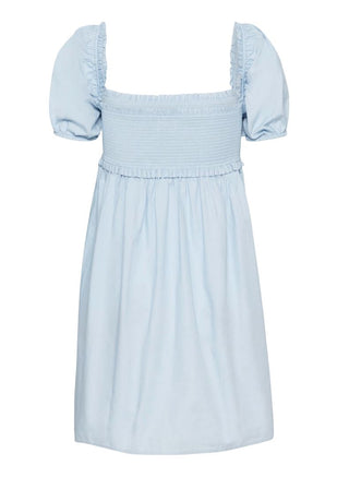 Sunday Best Blue Hadley Poplin Dress, 2xs