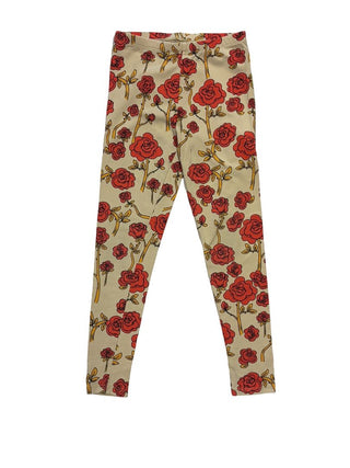 Mini Rodini Rose Print Leggings, 5-7 years