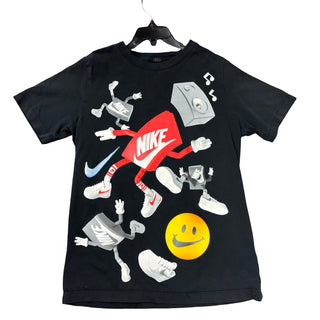 Nike Black music emoji’s tshirt, Youth large