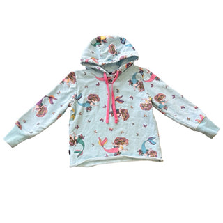 Birdz Turquoise mermaid hoody, 8 years