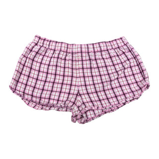 Joe Fresh Pink plaid jersey shorts, Women’s medium