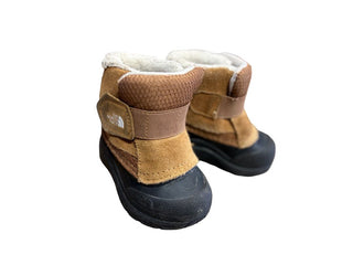The North Face Brown and Black Sueded Booties, 5 little kid