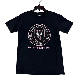 Official MLS Black Inter Miami CF tshirt, 8 years