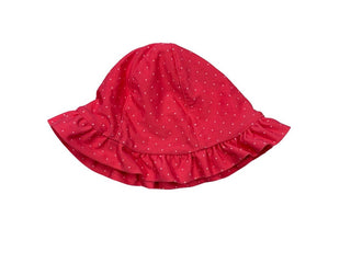 Mayoral Hot Pink Swim Hat with White Polka Dots, Newborn