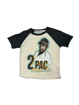 Rowdy Sprout Tupac Baseball Tee, 4 years