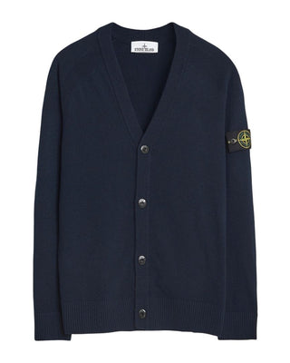 Stone Island Navy Cardigan with Buttons, 10-12 years
