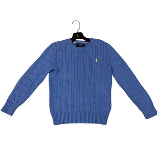 Ralph Lauren Periwinkle blue cable knit sweater, 8 years