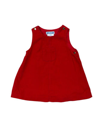 Jacadi Red Corduroy Dress, 6 months