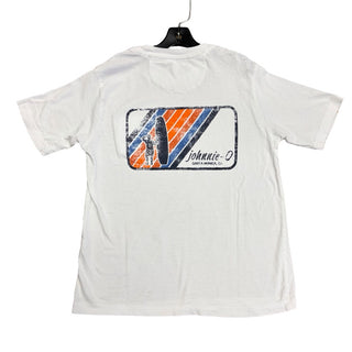 Johnnie O White surf tshirt, 8 years
