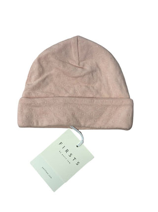 Petit Lem Pink Pointelle Knit Hat - New With Tags, 0-3 months