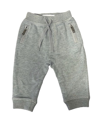 Burberry Grey Sweatpants with Zippers, 6 months