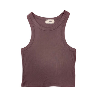 Aritzia Purple ribbed tank top, xs