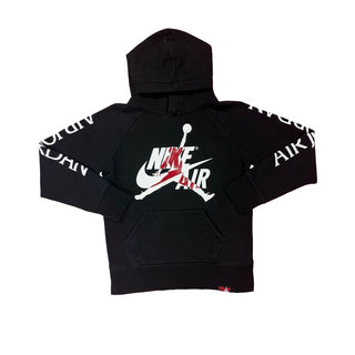 Air Jordan Black hoodie, small (8-10 years)