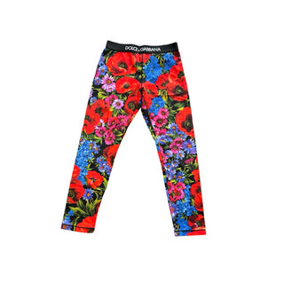 Dolce & Gabbana Floral Leggings, 7-8 years