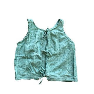 Tocoto Teal Tank Top with Tie Back, 12 years