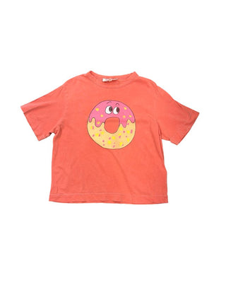 The Animals Observatory Orange Donut Graphic Tee, 4 years