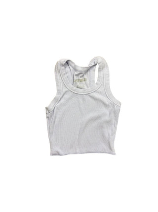 Katie J Seafoam Green Rib Knit Crop Tank, small