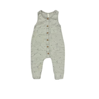 Quincy Mae beige graphic play suit, 6-12 months