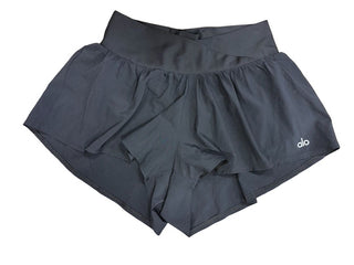 Alo Black Running Shorts, XXS