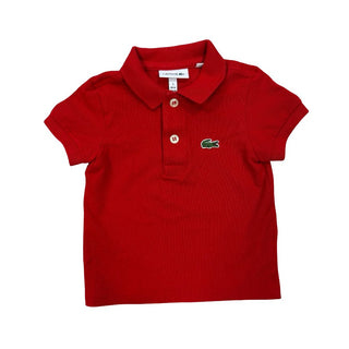 Lacoste red polo shirt, 1 year